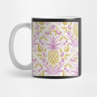 pink and yellow  summer cocktail pattern Mug